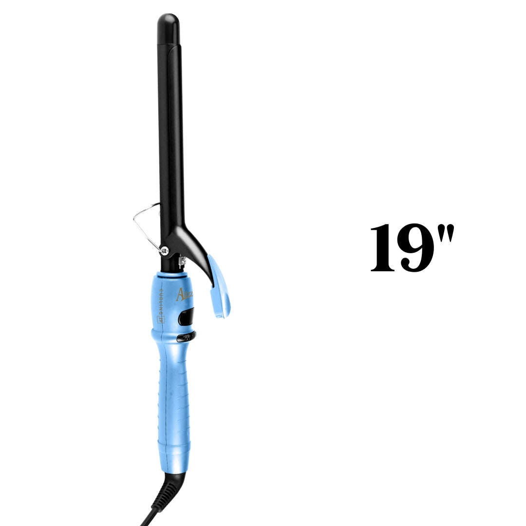 ALIZZ CURLING CLIP WITH 19 BLUE TONGS
