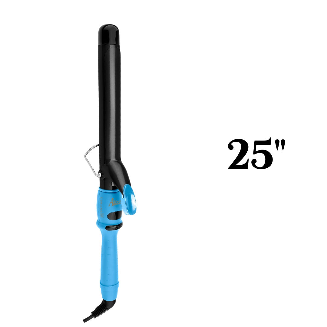 PINZA ALIZZ CURLING CON TENAZA 25 AZUL