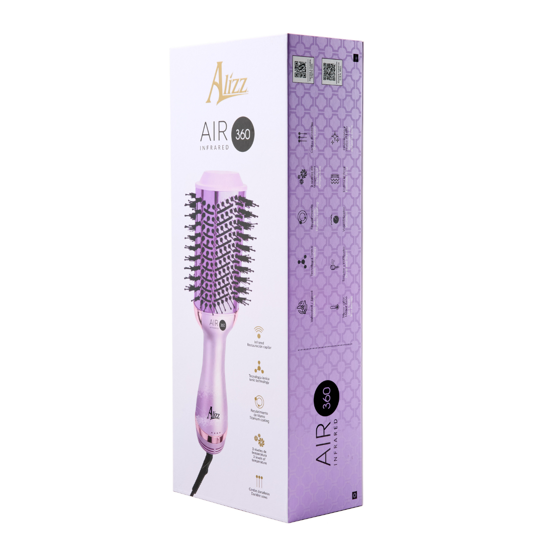NUEVO CEPILLO ALIZZ TITANIUM LILA