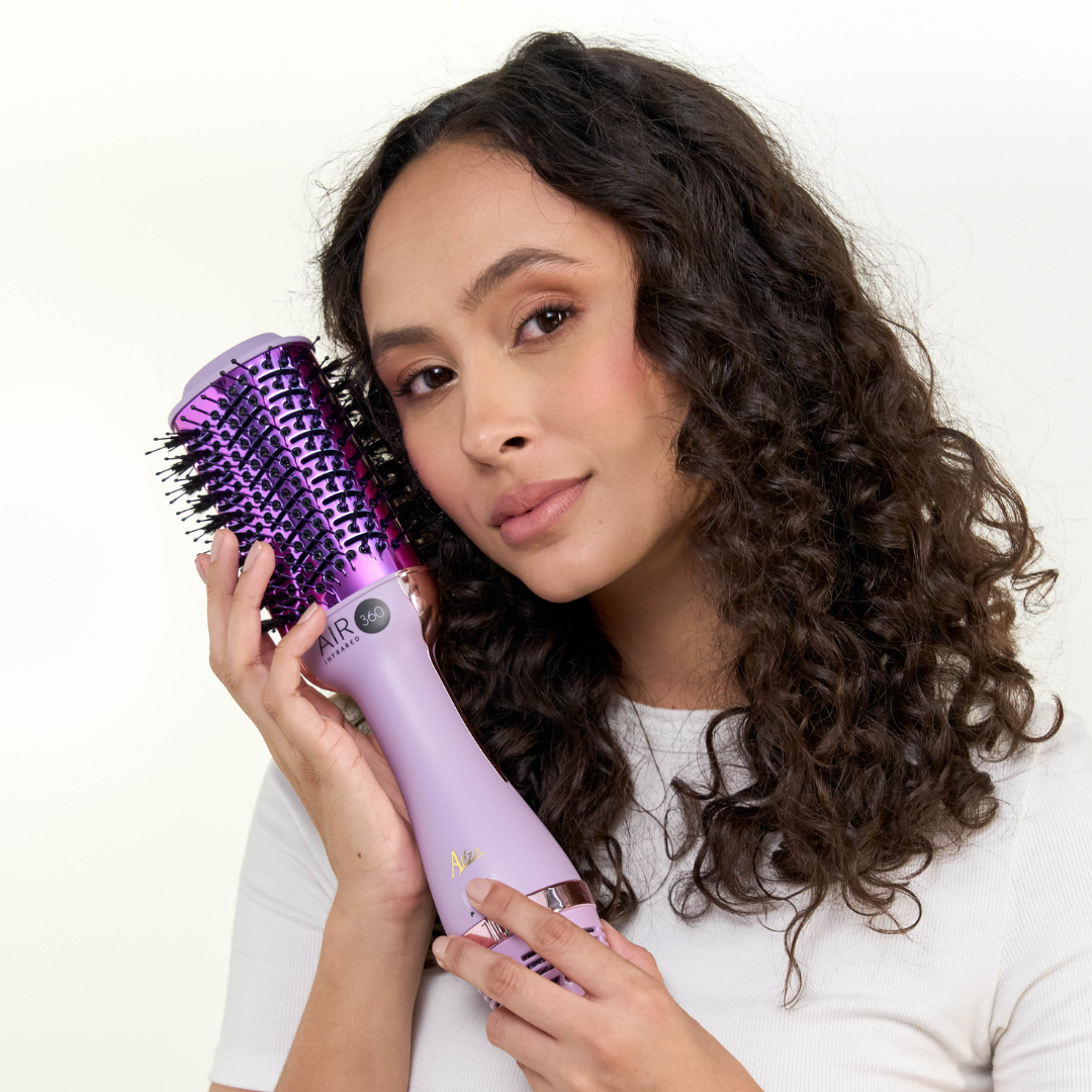 NUEVO CEPILLO ALIZZ TITANIUM LILA