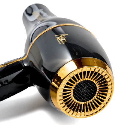 ФЕН ДЛЯ ВОЛОС SUPER MEGA TURBO 21,000 ELEGANCE GOLD С ДИФФУЗОРОМ
