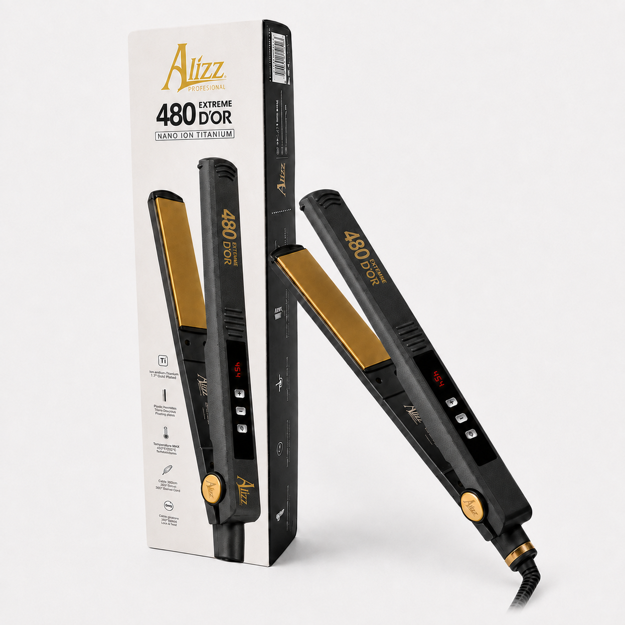 PLANCHA 480 EXTREME TITANIUM GOLD