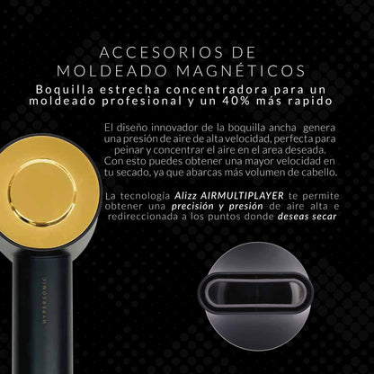 COMBO PROFESSIONAL A+ SECADO ULTRA RÁPIDO Y ANTI FRIZZ DORADO