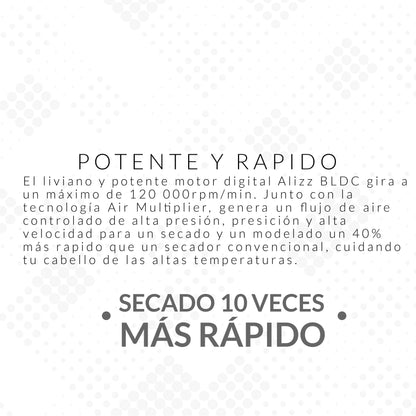 SECADOR A+120.000 HYPERSONIC PLATEADO