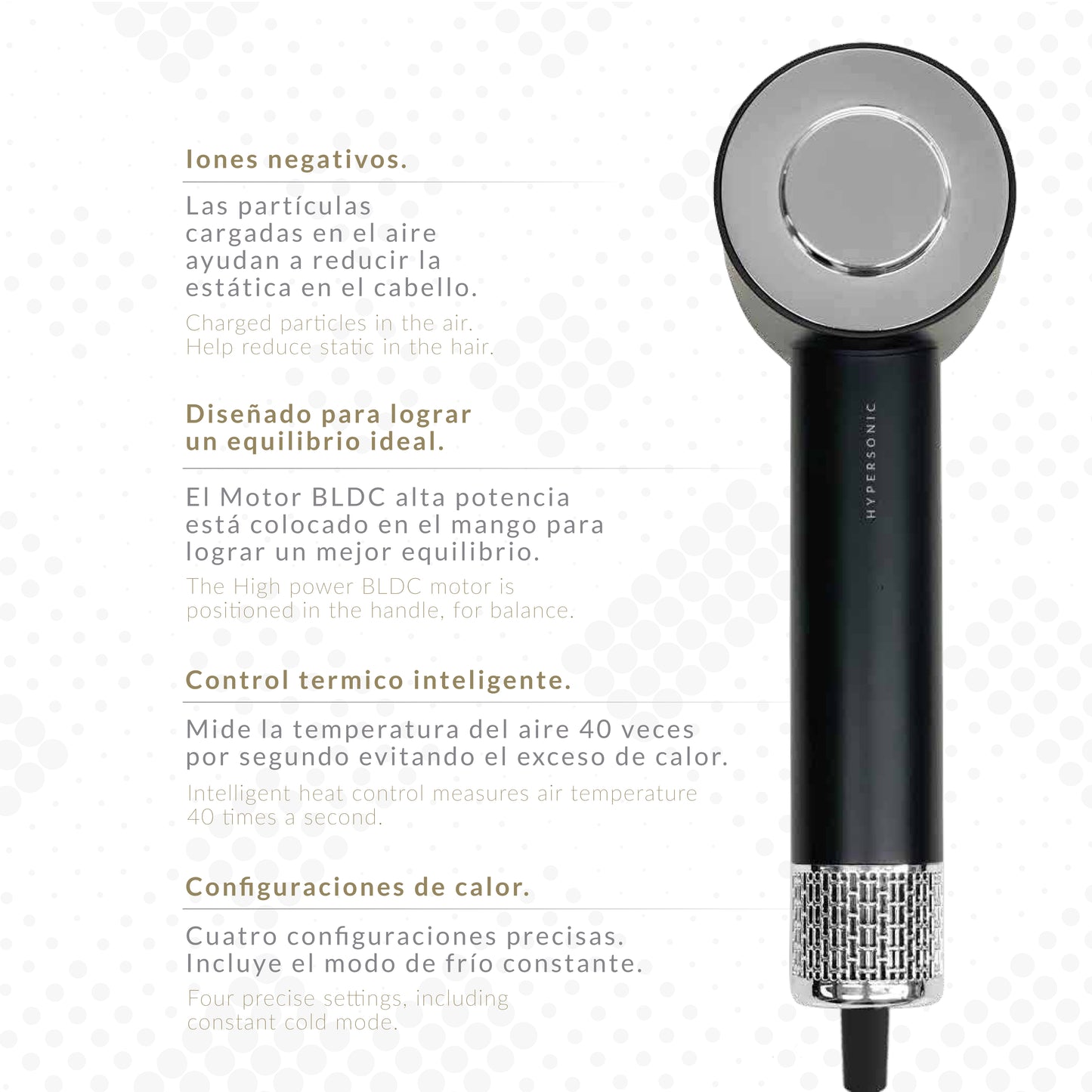 COMBO PROFESSIONAL A+ SECADO ULTRA RÁPIDO Y ANTI FRIZZ - PLATEADO