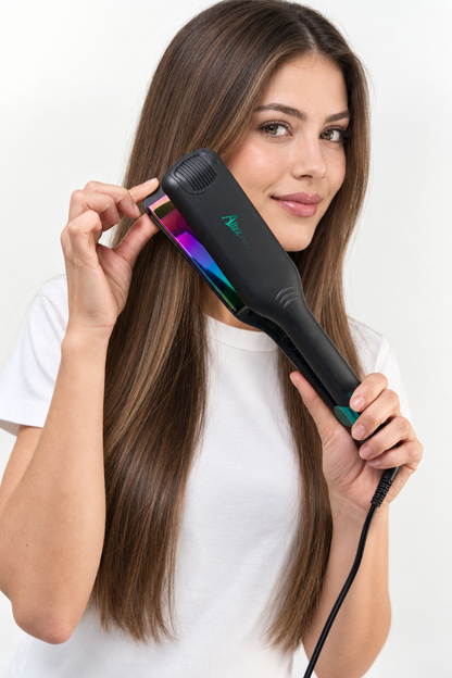 PLANCHA ALIZZ PLUS SIZE AURA TITANIUM TECHNOLOGY