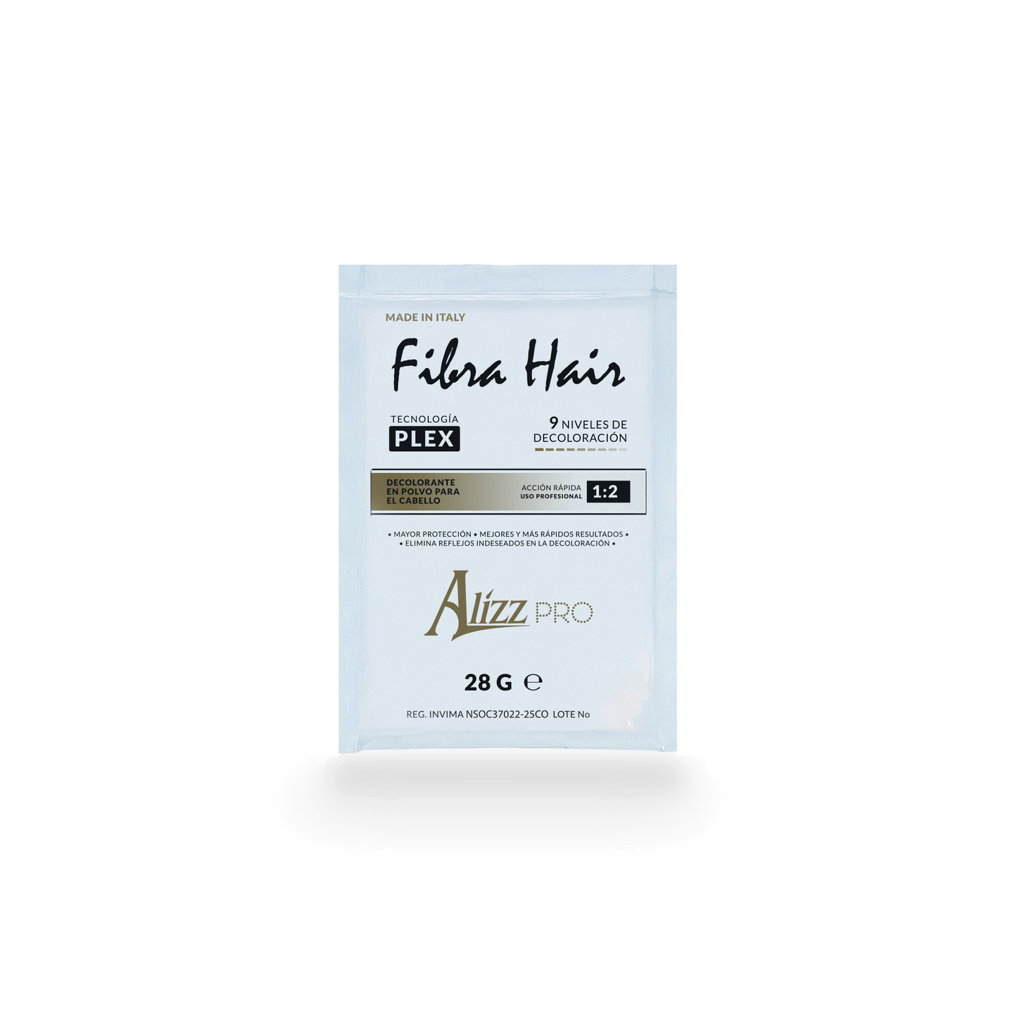 FIBRA HAIR PLEX PRO DECOLORANTE EN POLVO 28 GRMS