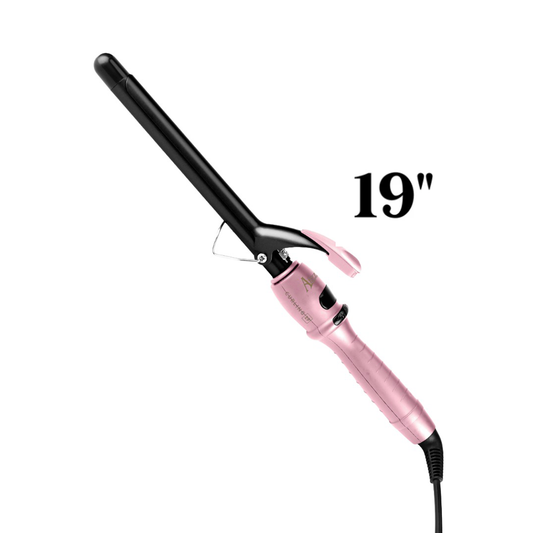 PINZA ALIZZ CURLING CON TENAZA 19 ROSA