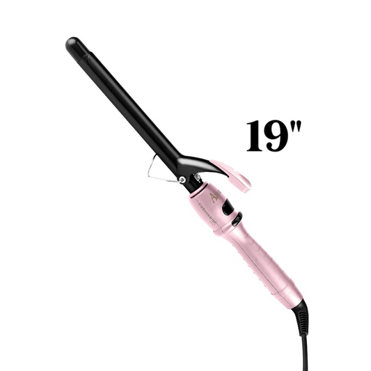 PINZA ALIZZ CURLING CON TENAZA 19 ROSA