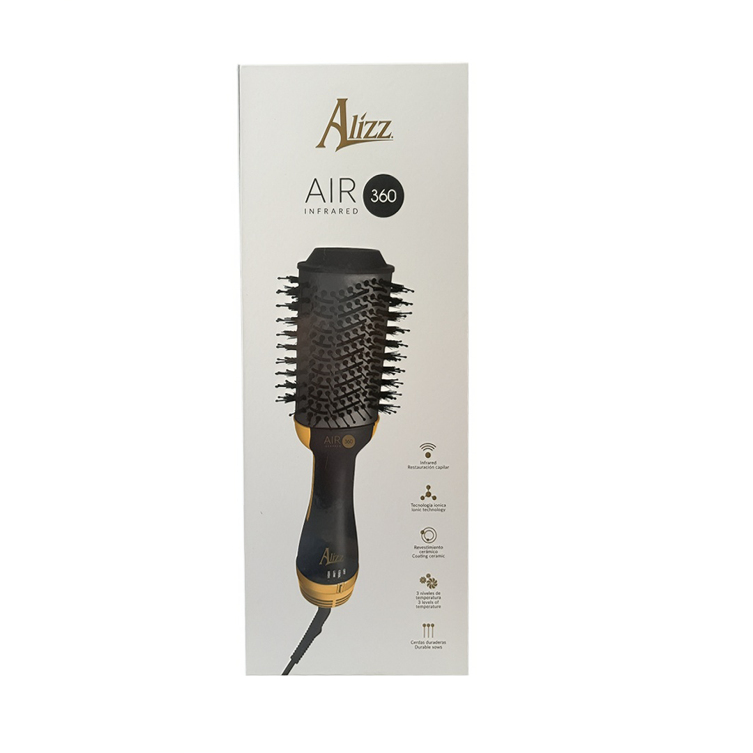 AIR 360 INFRARED GOLD HAIR DRYER BRUSH