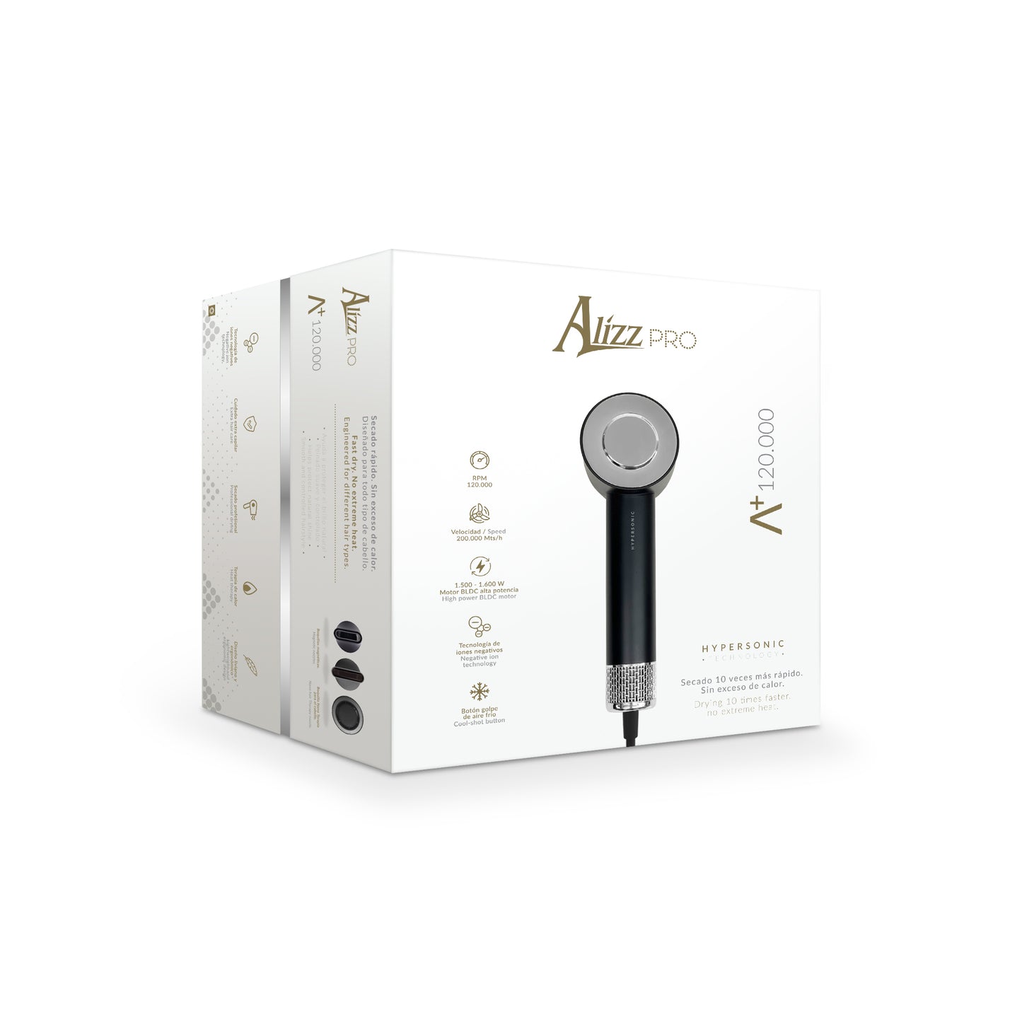 COMBO PROFESSIONAL A+ SECADO ULTRA RÁPIDO Y ANTI FRIZZ - PLATEADO