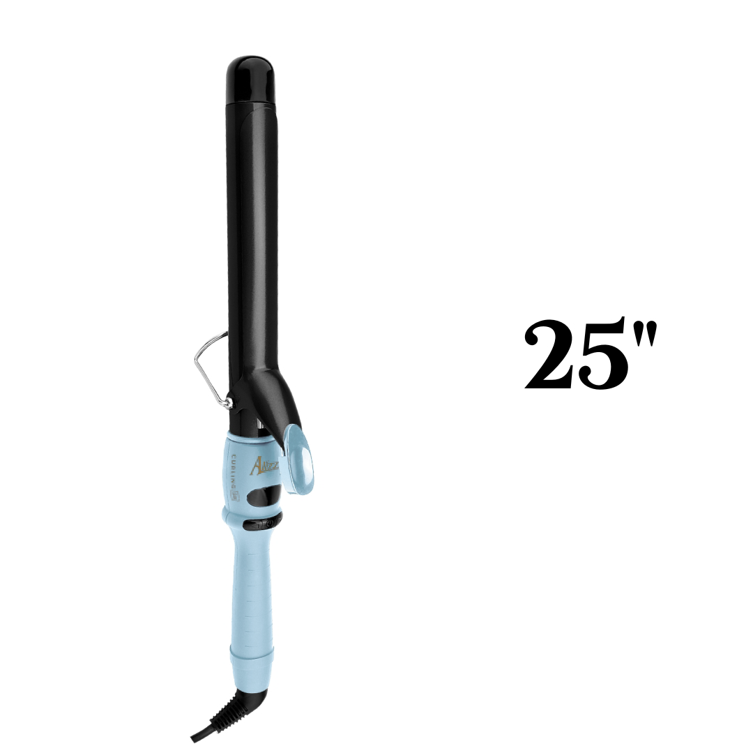 PINZA ALIZZ CURLING CON TENAZA 25 AZUL