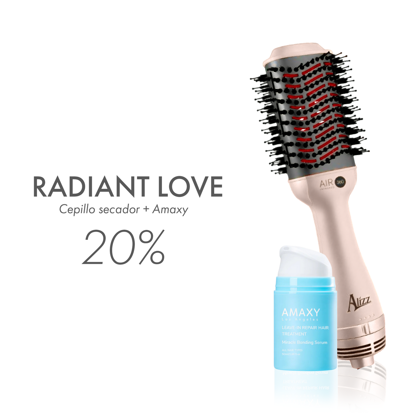 RADIANT LOVE -  CEPILLO SECADOR + AMAXY