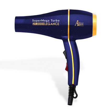 ФЕН ДЛЯ ВОЛОС SUPER MEGA TURBO 21,000 ELEGANCE PURPLE С ДИФФУЗОРОМ