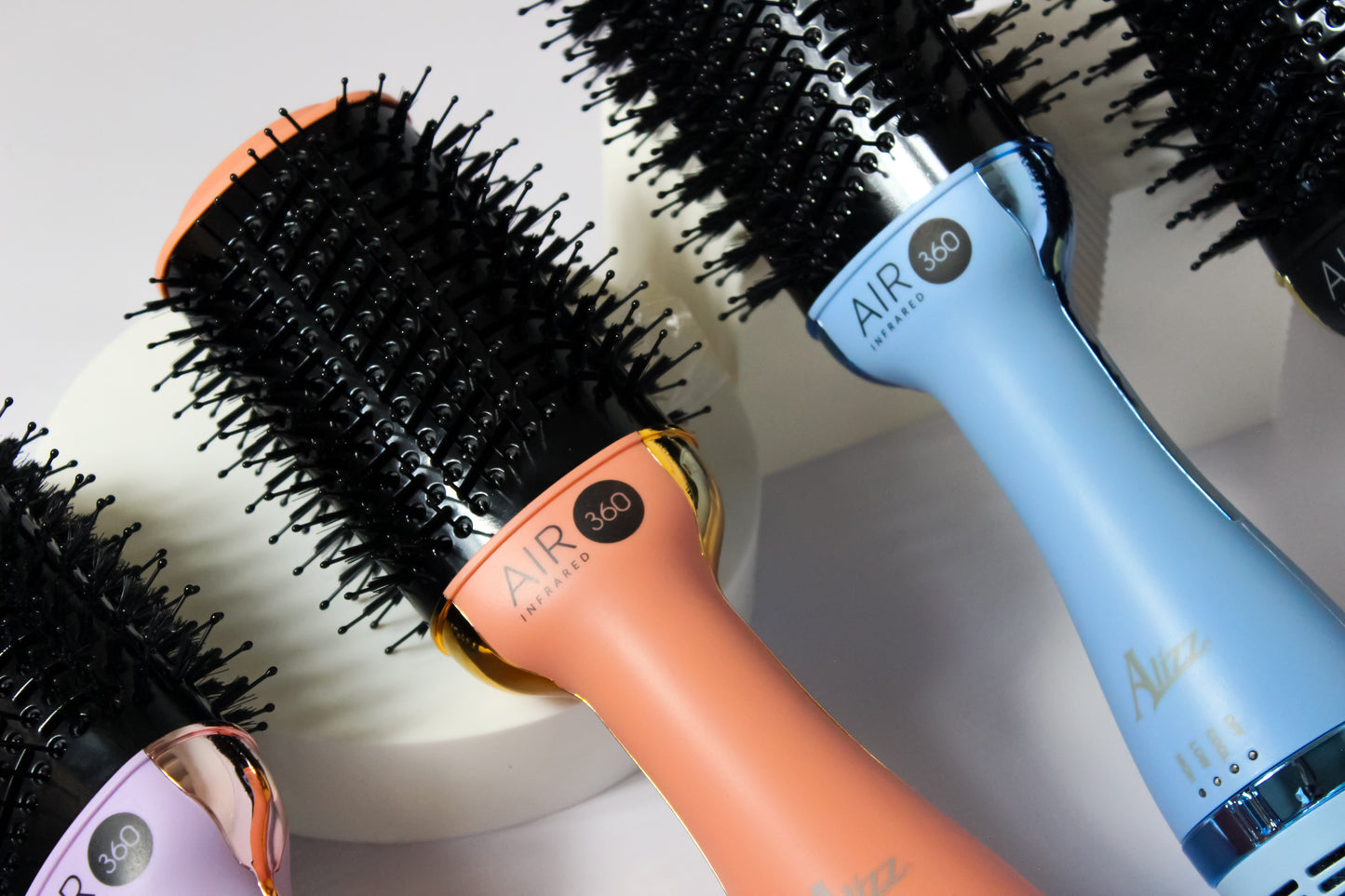 AIR 360 INFRARED LILAC HAIR DRYER BRUSH