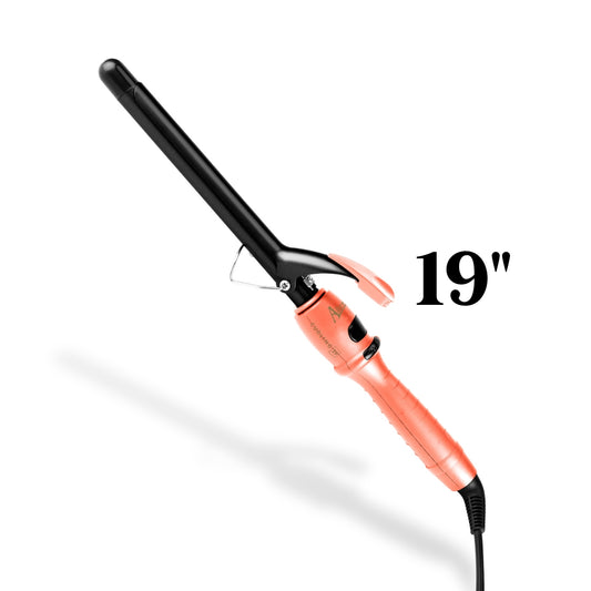 ALIZZ CURLING CLIP WITH 19 ORANGE TONGS