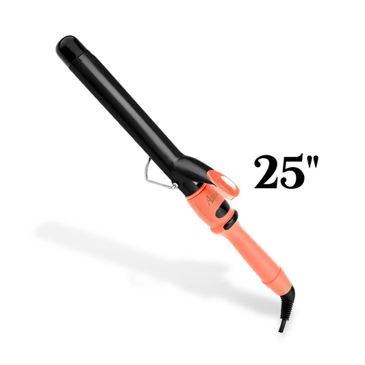 ALIZZ CURLING CLIP WITH 25 ORANGE TONGS