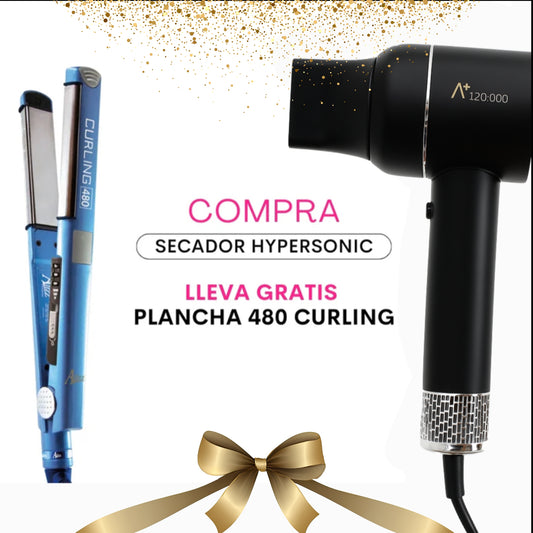 COMBO PROFESSIONAL A+ SECADO ULTRA RÁPIDO Y ANTI FRIZZ - PLATEADO