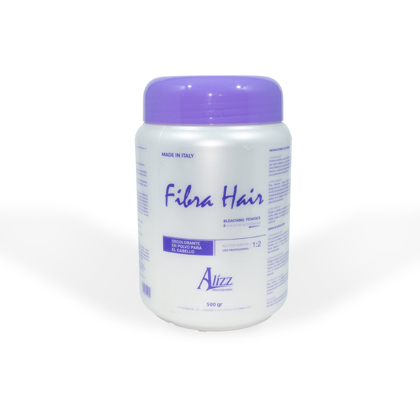 FIBRA HAIR DECOLORANTE EN POLVO 500 GRMS